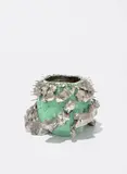 Takuro Kuwata, Untitled, 2012, glazed ceramic and cast silver