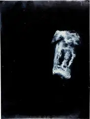 Untitled (Duck) by Joyce Pensato, 1991, enamel on paper, sold Mar 2021