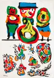 Karel Appel, Untitled, 1967–1968, gouache and pastel on paper
