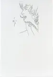 Andy Warhol, Rolling Stones - Love you Live Bill Wyman, 1975, graphite on paper