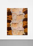Allison Katz, Stehli's Gentlemen Prefer Blondes, 2011, acrylic on canvas