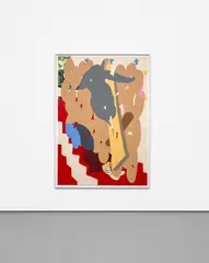 Arturo Herrera, Stay (Permanence), 2000, acrylic and paper collage on paper