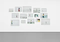 No. 182 SECHSTERAPRILZWEITAUSENDUNDNULL by Ugo Rondinone, 2000, chromogenic print mounted to aluminum, in 15 parts, sold Mar 2021