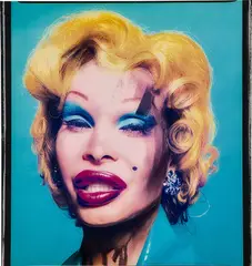 Amanda as Andy Warhol's Marilyn by David LaChapelle, 2003, color coupler print mounted to aluminum, sold Mar 2021