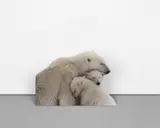 Katja Novitskova, Approximation VI, 2013, digital print on aluminum cut-out