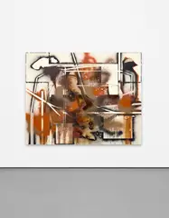 Elizabeth Neel, Arms Were Legs, 2012, oil and spray paint on canvas