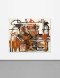 Elizabeth Neel, Arms Were Legs, 2012, oil and spray paint on canvas