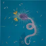 Angelo Filomeno, Abyss, 2003, embroidery on silk shantung