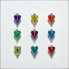 Mauro Perucchetti, Untitled 1 - Heart Attack, 2008, pigmented resin and stainless steel on acrylic panel