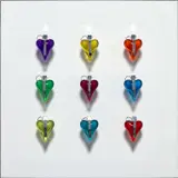 Mauro Perucchetti, Untitled 1 - Heart Attack, 2008, pigmented resin and stainless steel on acrylic panel