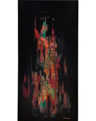 Norman Lewis, Abstract City, 1950, oil on canvas