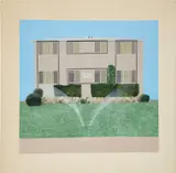 David Hockney, A Neat Lawn, 1967, acrylic on canvas