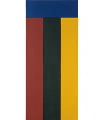 Brice Marden, Elements III, 1983-1984, oil on canvas, in 4 parts