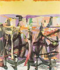 Amy Sillman, Flower Giver, 2005, oil on canvas