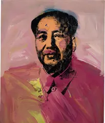 Mao by Andy Warhol, 1973, acrylic and silkscreen ink on canvas, sold Jun 2021