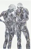 Toyin Ojih Odutola, Quality Control, 2015, marker and pencil on paper
