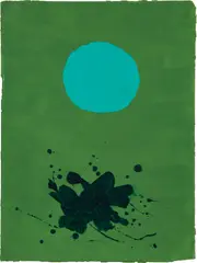 Adolph Gottlieb, Untitled, 1971, acrylic on paper, laid on rag board