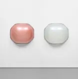 Craig Kauffman, Two works: i) Siniguelas; ii) Granada, 2007, acrylic lacquer on vacuum formed plastic