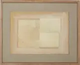Ben Nicholson, Aug 62 (Copernicus), oil, pencil, ink and collage on cardboard laid on artist's prepared board, in artist's frame
