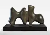 Working Model for Animal Form by Henry Moore, 1969-1971, bronze with brown patina, sold Jun 2021