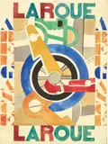Fernand Léger, La Roue (Projet d'affiche pour La Roue D'Abel Gance), 1920, gouache, watercolor and graphite on paper