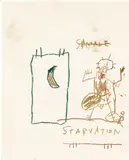 Jean-Michel Basquiat, Untitled (Starvation)