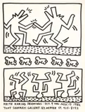 Keith Haring, Untitled, 1982, Sumi ink on paper