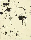 David Wojnarowicz, Untitled (To Luis from David), paint on notebook paper, folded in half
