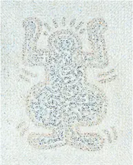 Samuel Havadtoy, K. H., 2018, mixed media on board