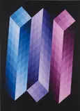 Victor Vasarely, TSODA, 1968, acrylic on canvas