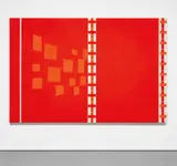 David Diao, Shining Forth, 1985, acrylic on canvas