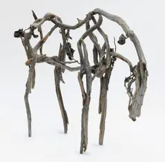 Deborah Butterfield, Untitled (#4108.1), 2013, Ohia wood and leaves, cast in bronze