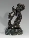 Auguste Rodin, Main crispée gauche avec figure implorante