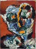 Karel Appel, Personnage, 1958, oil on canvas