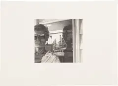 Robert Bechtle, W.C. at Block Island, 1990, charcoal on paper