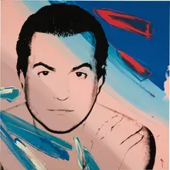 Andy Warhol, Mario Borsato, 1981, synthetic polymer paint and silkscreen inks on canvas