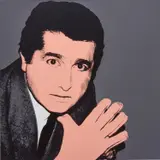 Carlo de Benedetti by Andy Warhol, 1979, synthetic polymer paint and silkscreen inks on canvas, sold Jun 2021
