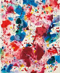 Sam Francis, Untitled, 1971, gouache on paper
