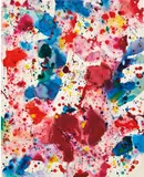 Sam Francis, Untitled, 1971, gouache on paper