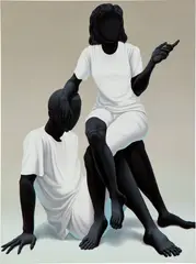 Alex Gardner, Chair #2, 2016, acrylic on canvas mounted to panel