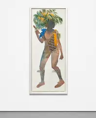 Firelei Báez, Cibyl from the series Geographic Delay, 2010-2011, gouache and ink on paper