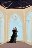 Genieve Figgis, Kissing by the Window, 2016, acrylic on canvas