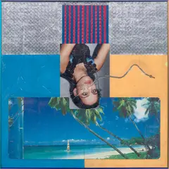 Paradise Lost by Alex Da Corte, 2013, Plexiglas, foam, metallic contact paper, electrical tape, POP magazine poster, glow-in-the-dark spider, silver chain, sp, offered Jun 2021
