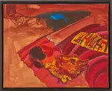Walter Price, Moon lady Vacay, 2015, acrylic and wax on canvas
