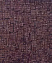 McArthur Binion, DNA:Sepia:VI, 2016, oil paint stick, ink and paper on board
