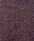 McArthur Binion, DNA:Sepia:VI, 2016, oil paint stick, ink and paper on board