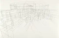 Untitled by Julie Mehretu, 2005, graphite on paper, offered Jun 2021