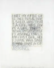 Richard Prince, Just Asking, 2003, acrylic on canvas