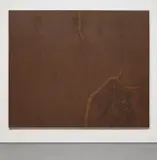 Adriana Varejão, Extirpação do mal por punção, 1994, oil and acupuncture needles on canvas