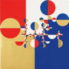 Samurai Tree 20W by Gabriel Orozco, 2007, tempera and gold leaf on wood, sold Jun 2021